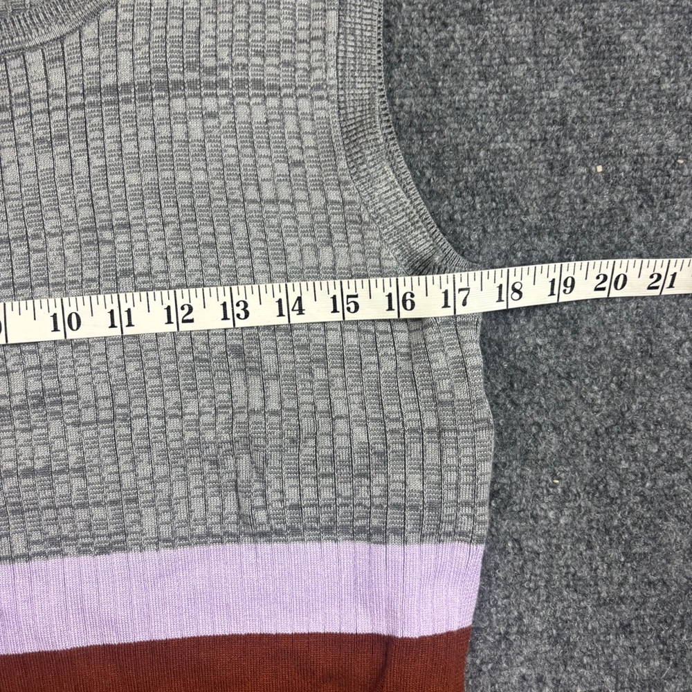 FREE PEOPLE Women’s Stop and Stare Set Color Block Ribbed Tank & Skirt sz: Small - Picture 8 of 16